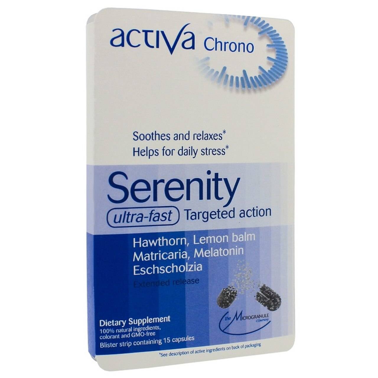 Activa - Chrono Serenity - 15 Capsules
