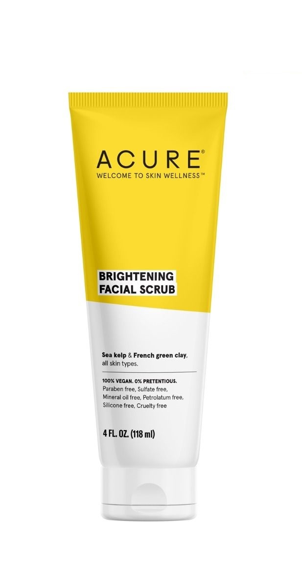 ACURE - Brightening Facial Scrub with Sea Kelp & French Green Clay - 4