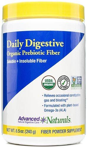 Advanced Naturals - Daily Digestive Organic Prebiotic Fiber Powder -