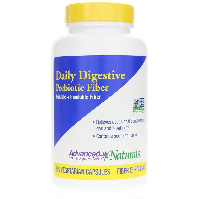 Advanced Naturals - Daily Digestive Prebiotic Fiber - 150 Vegetarian