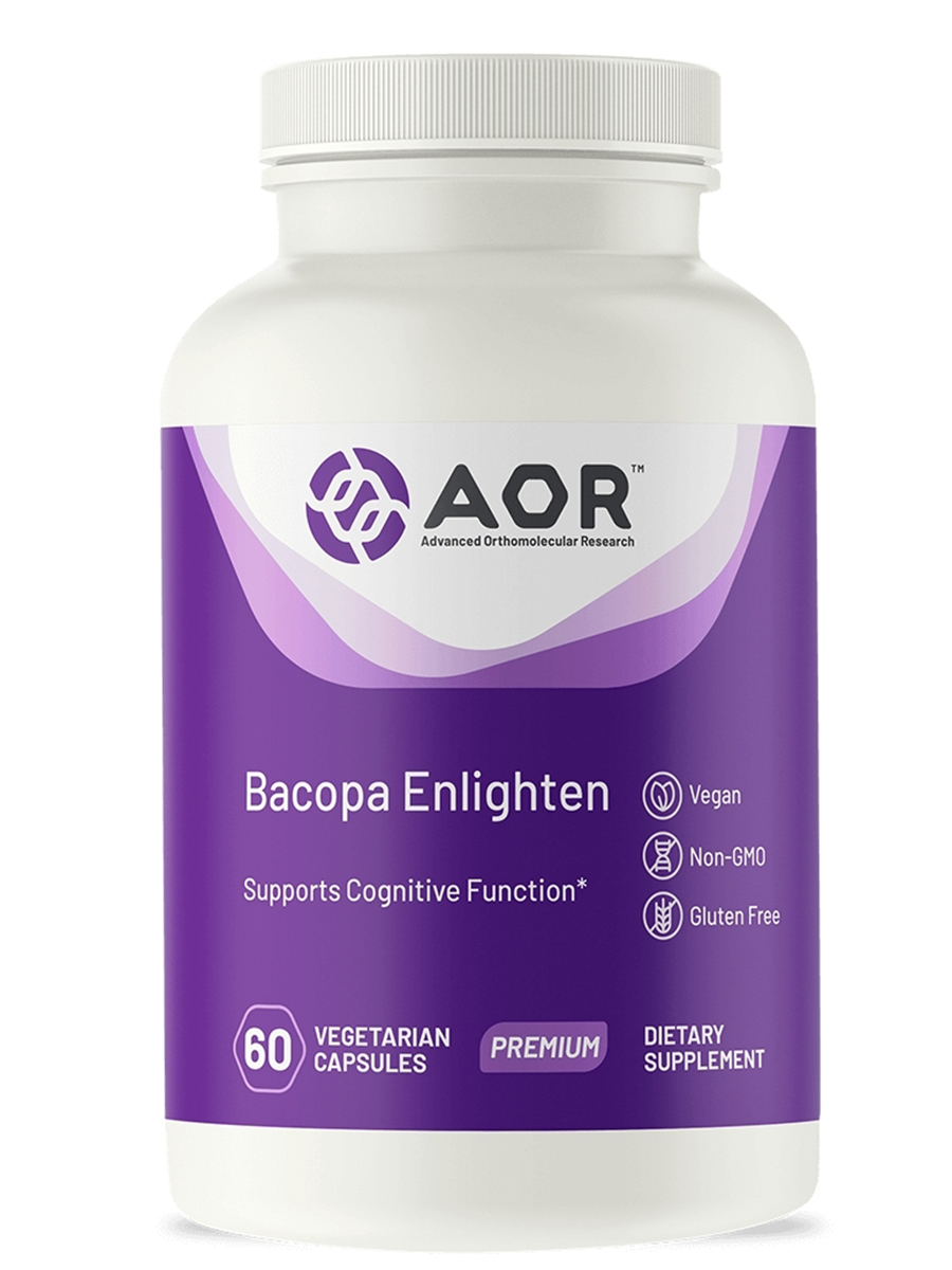 Advanced Orthomolecular Research - Bacopa Enlighten - 60 Vegetarian
