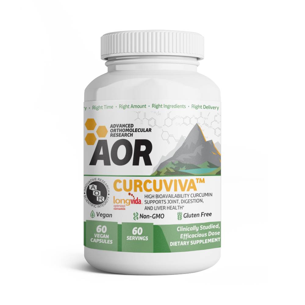 Advanced Orthomolecular Research - CurcuVIVA - 60 Vegan Capsules