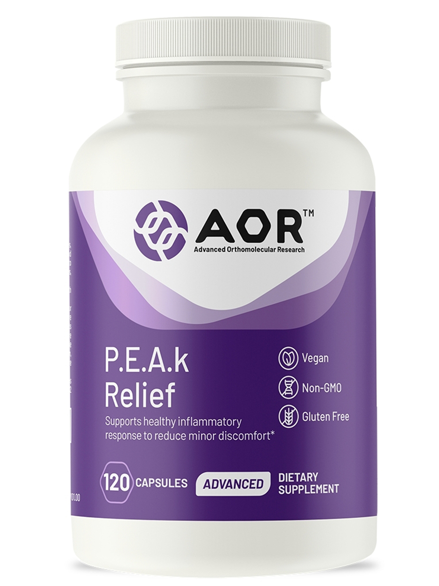 Advanced Orthomolecular Research - P.E.A.k Relief - 120 Capsules