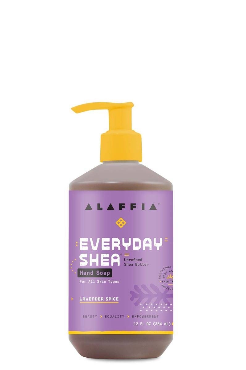 Alaffia - EveryDay Shea Hand Soap, Lavender Spice - 12 fl. oz (354