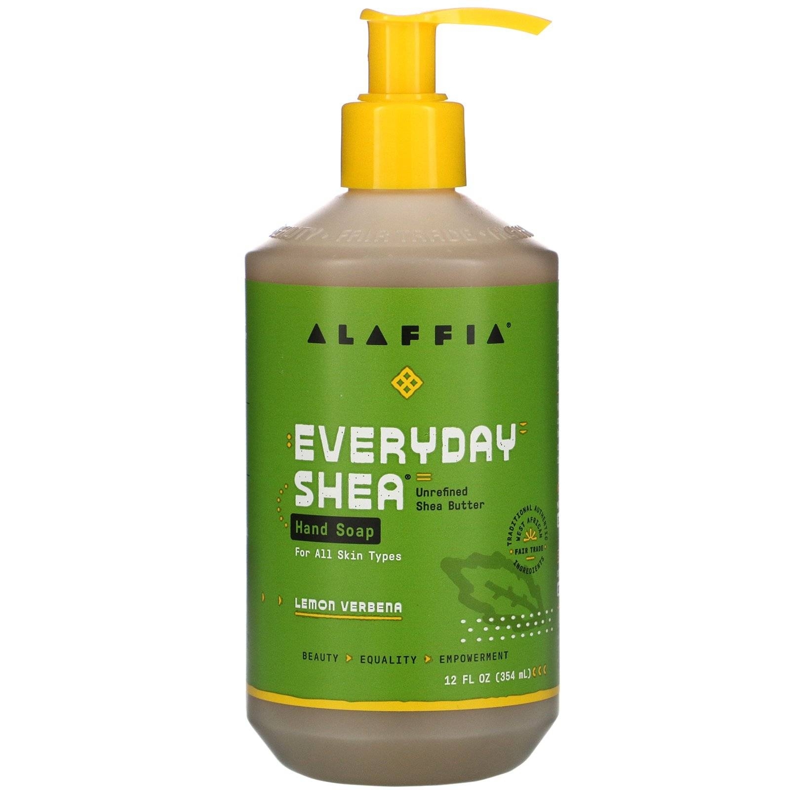 Alaffia - EveryDay Shea Hand Soap, Lemon Verbena - 12 fl. oz (354 ml)