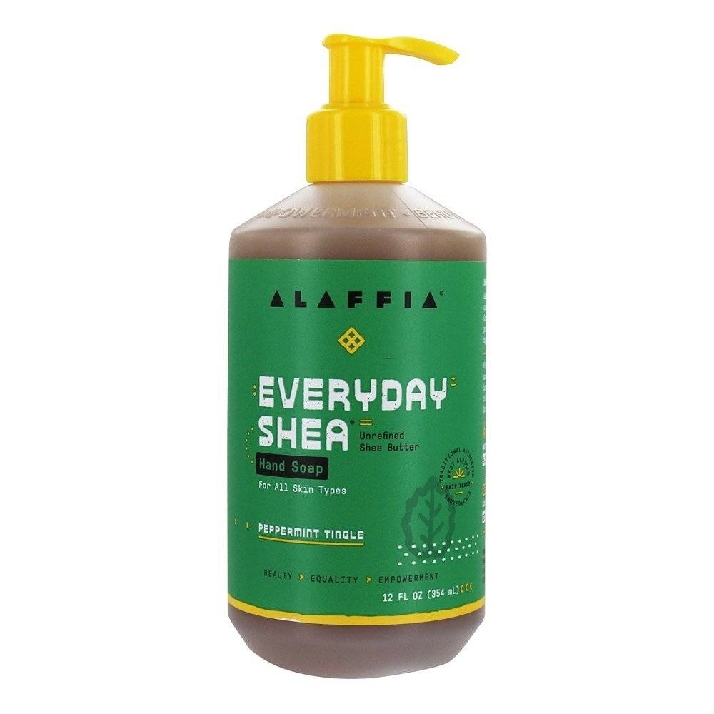 Alaffia - EveryDay Shea Hand Soap, Peppermint Tingle - 12 fl. oz (354