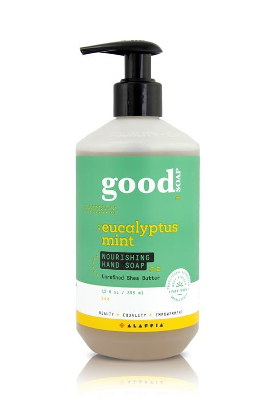 Alaffia - Good Soap Nourishing Hand Soap, Eucalyptus Mint - 12 fl. oz