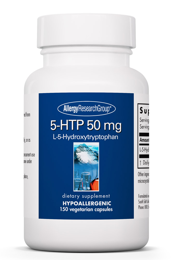 Allergy Research Group - 5-HTP 50 mg - 150 Vegetarian Capsules