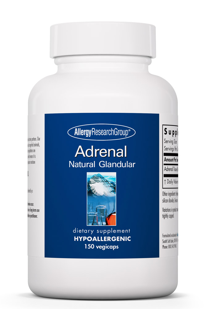 Allergy Research Group - Adrenal Natural Glandular - 150 Vegicaps