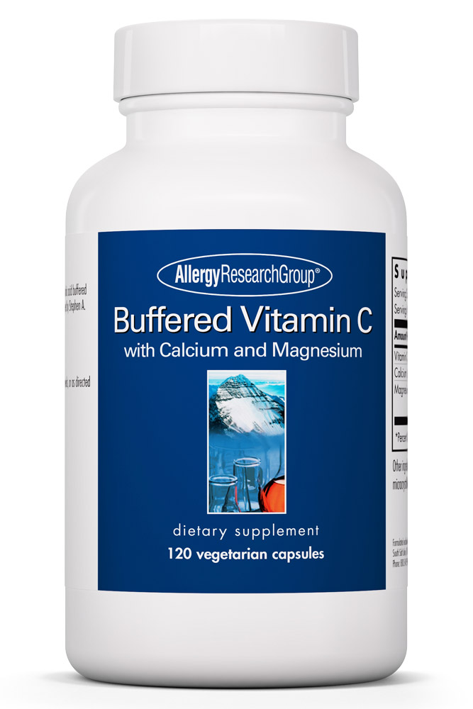 Allergy Research Group - Buffered Vitamin C - 120 Vegetarian Capsules