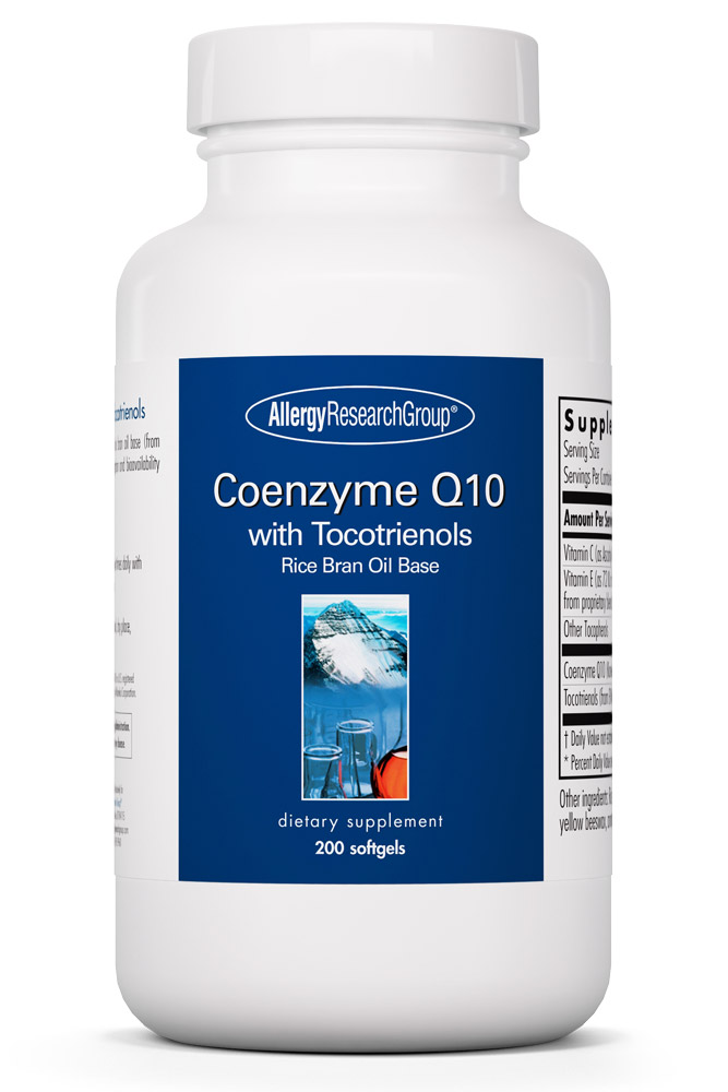 Allergy Research Group - Coenzyme Q10 100 mg with Tocotrienols - 200