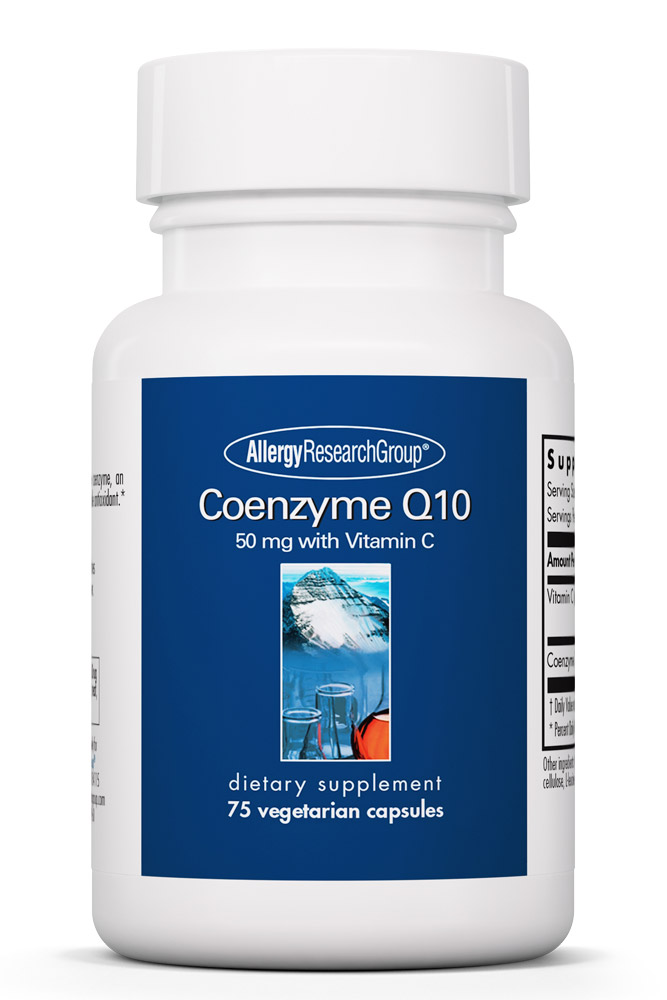 Allergy Research Group - Coenzyme Q10 50 mg with Vitamin C - 75