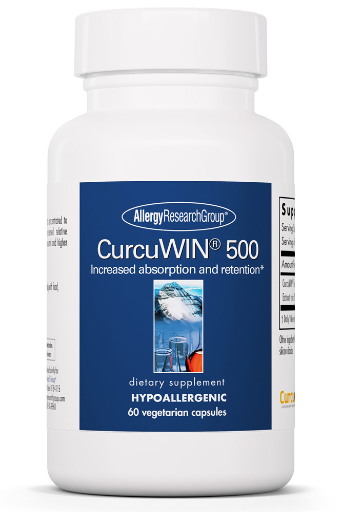 Allergy Research Group - CurcuWIN 500 - 60 Vegetarian Capsules