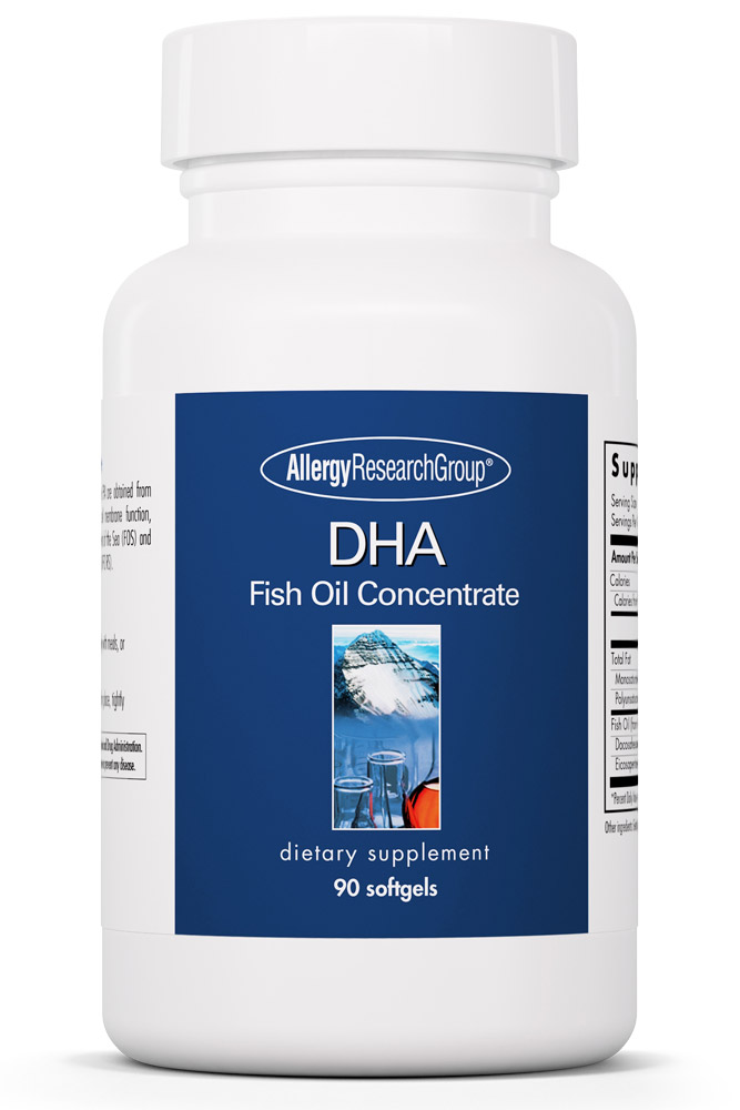 Allergy Research Group - DHA Fish Oil Concentrate - 90 Softgels