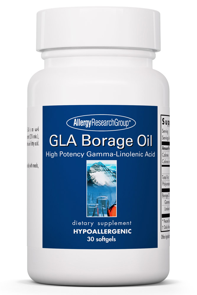 Allergy Research Group - GLA Borage Oil - 30 Softgels