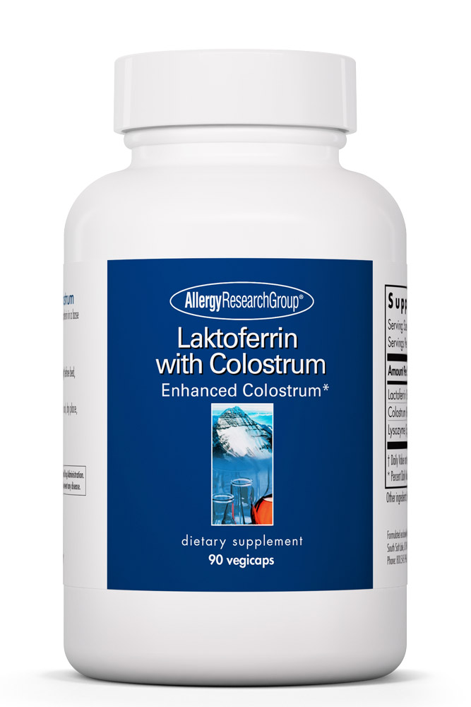 Allergy Research Group - Laktoferrin with Colostrum - 90 Vegetarian