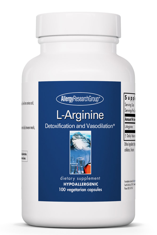 Allergy Research Group - L-Arginine - 100 Vegetarian Capsules