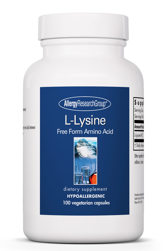 Allergy Research Group - L-Lysine - 100 Vegetarian Capsules