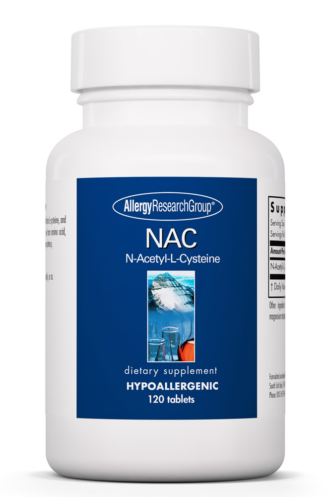 Allergy Research Group - NAC N-Acetyl-L-Cysteine - 120 Tablets