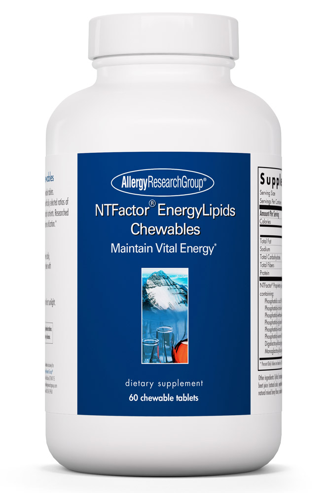 Allergy Research Group - NT Factor Energy Lipids - 60 Chewable