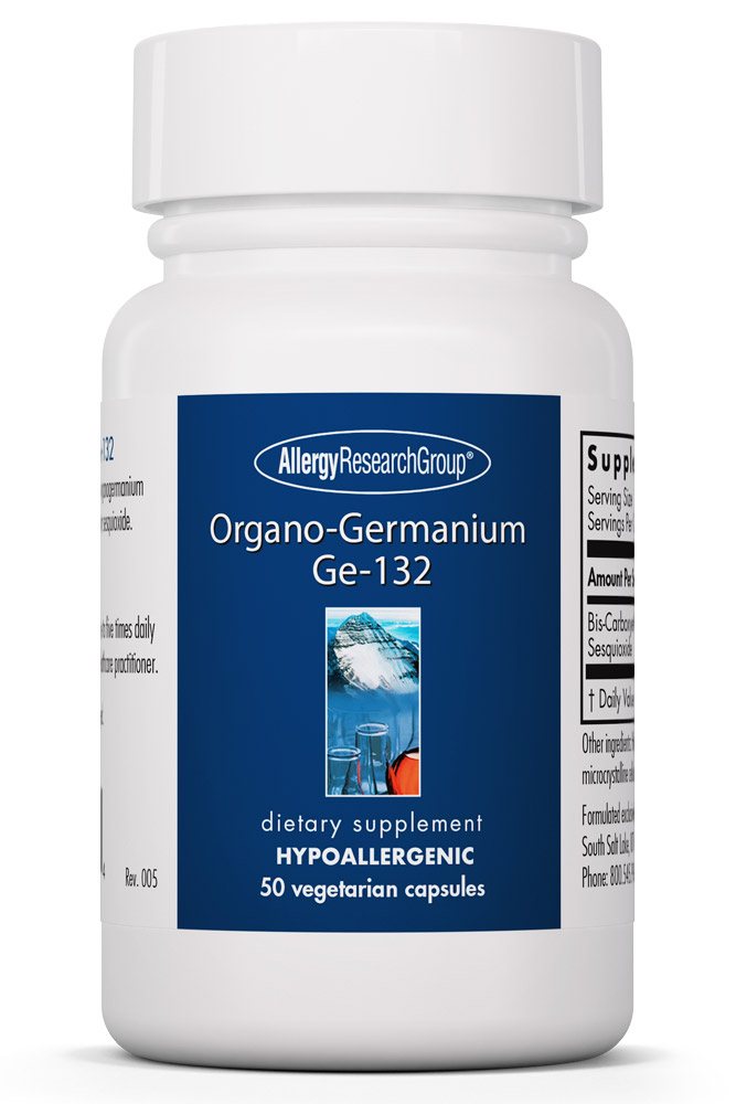 Allergy Research Group - Organic Germanium - 50 Vegetarian Capsules