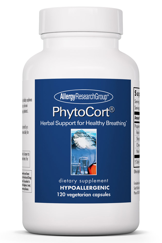 Allergy Research Group - PhytoCort - 120 Vegetarian Capsules
