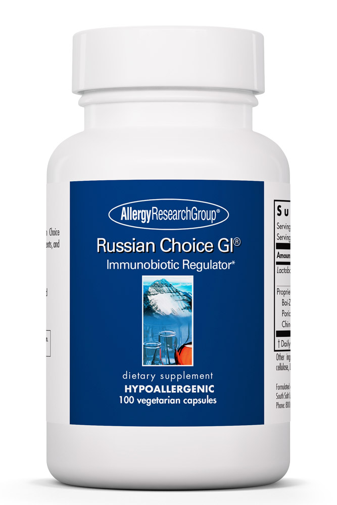 Allergy Research Group - Russian Choice GI - 100 Vegetarian Capsules
