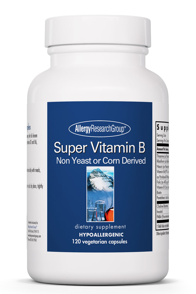 Allergy Research Group - Super Vitamin B Complex - 120 Vegetable