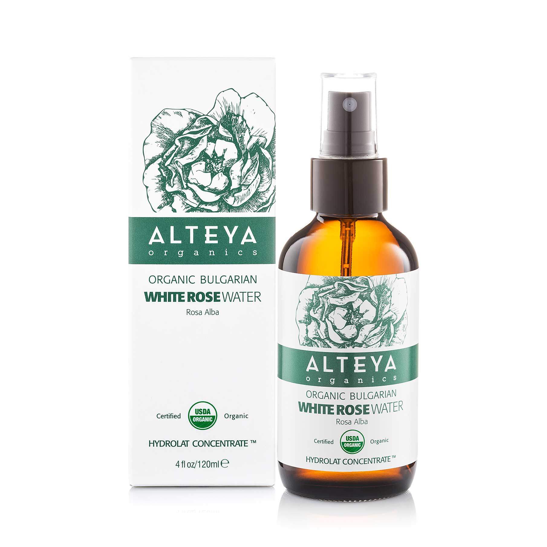 Alteya Organics - Bulgarian White Rose Water - 4 fl. oz (120 ml)