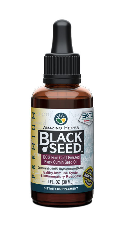 Amazing Herbs - Premium Black Seed Oil - 1 fl. oz (30 ml)