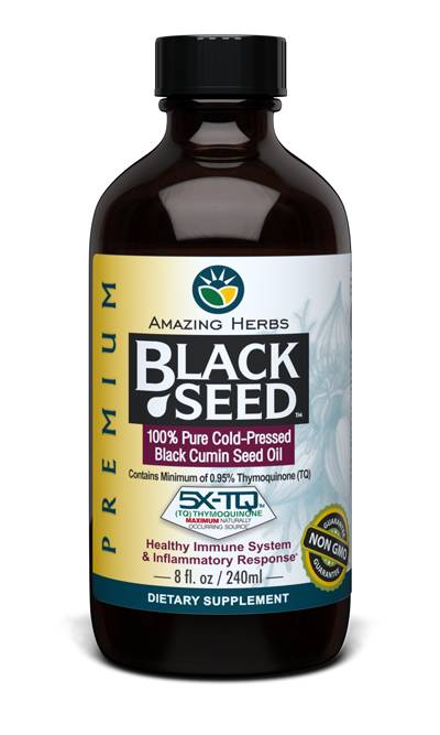 Amazing Herbs - Black Seed Oil - 8 fl. oz