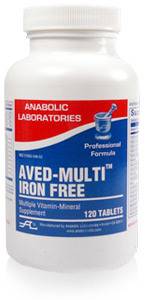 Anabolic Laboratories - Aved-Multi Iron Free - 120 Tablets