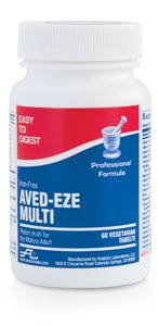 Anabolic Laboratories - Aved-Eze Multi (Iron-Free) - 60 Vegetarian