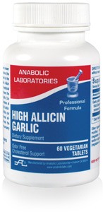 Anabolic Laboratories - High Allicin Garlic - 60 Vegetarian Tablets