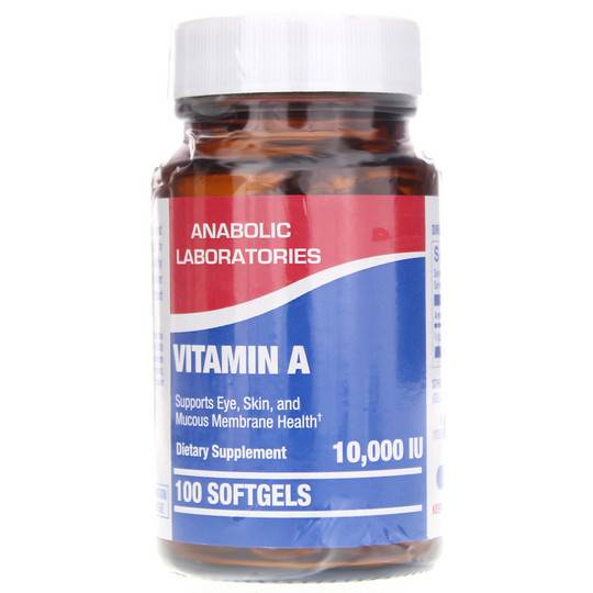 Anabolic Laboratories - Vitamin A 10,000 IU - 100 Softgels