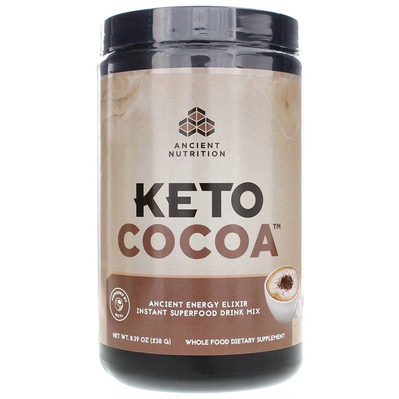 Ancient Nutrition - Keto Cocoa - 8.39 oz (238 Grams)