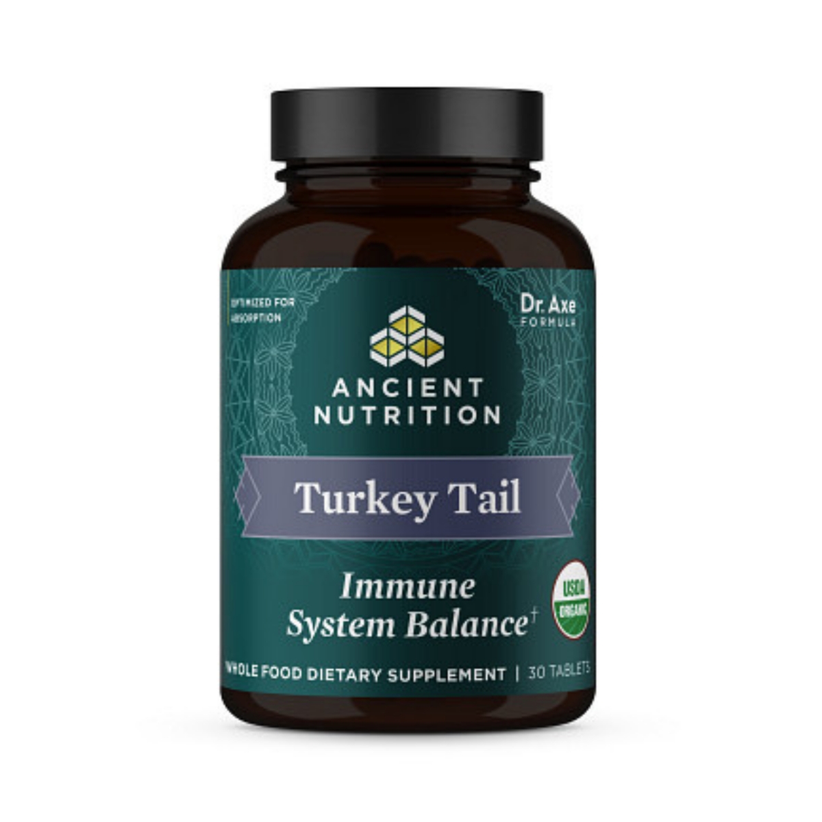Ancient Nutrition - Organic Turkey Tail - 30 Tablets