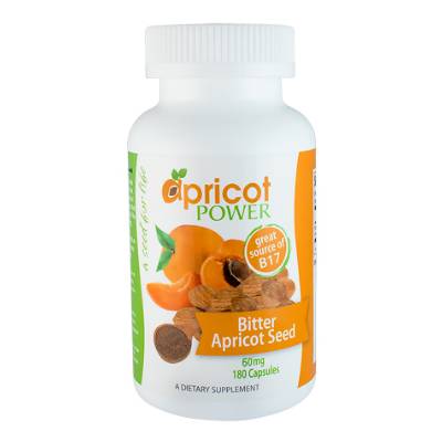 Apricot Power - Bitter Apricot Seed 60 mg - 180 Capsules