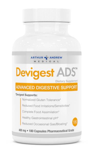 Arthur Andrew Medical - Devigest 400 mg - 180 Capsules