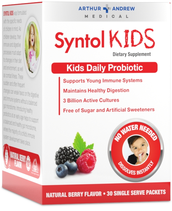 Arthur Andrew Medical - Syntol Kids, Berry Flavor - 30 Packets