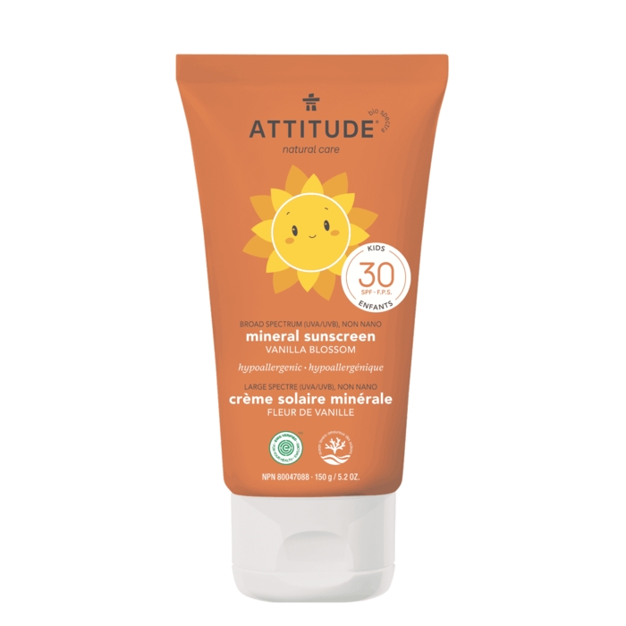 ATTITUDE - Baby & Kids Mineral Sunscreen - Vanilla Blossom (30 SPF) -