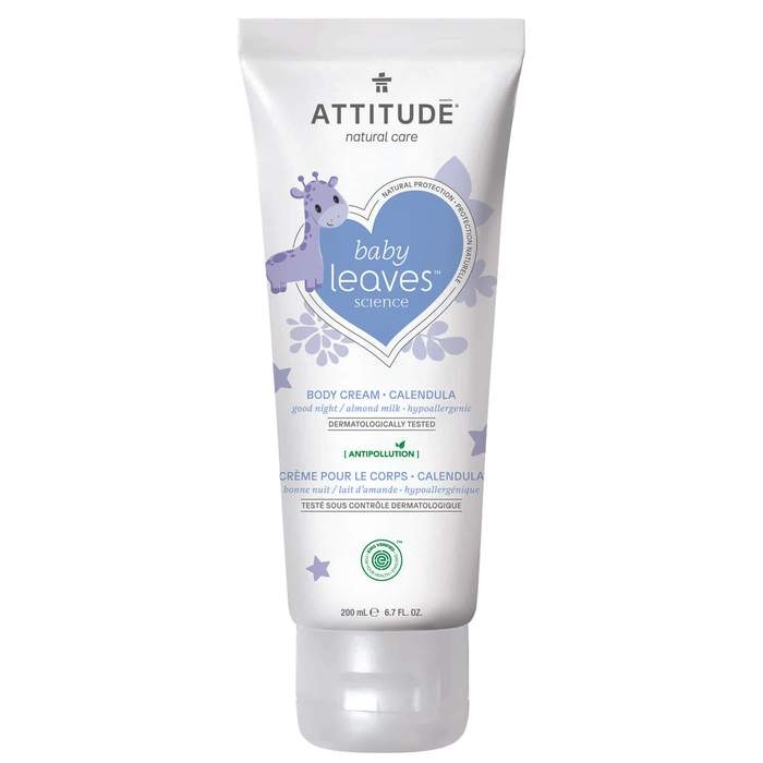 ATTITUDE - Baby Leaves Natural Body Cream - Calendula - 6.7 fl. oz