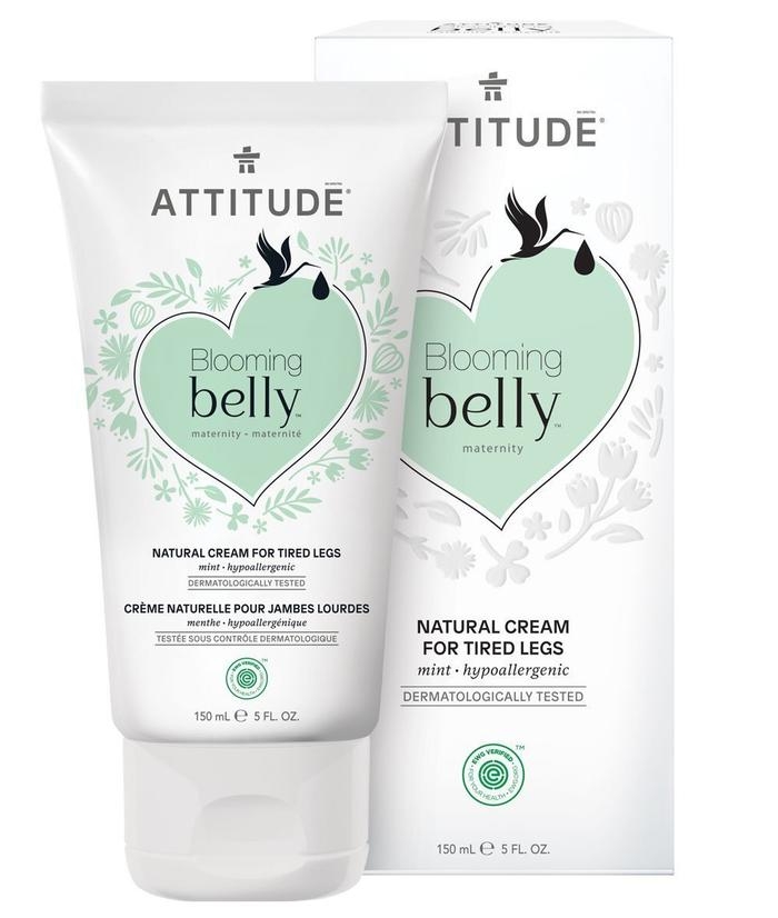 ATTITUDE - Blooming Belly Natural Cream For Tired Legs - Mint - 5 fl.