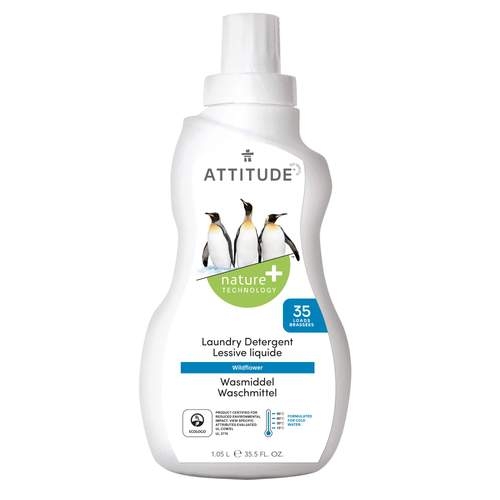 ATTITUDE - Laundry Detergent - Wildflower - 35.5 fl. oz (1.05 L)