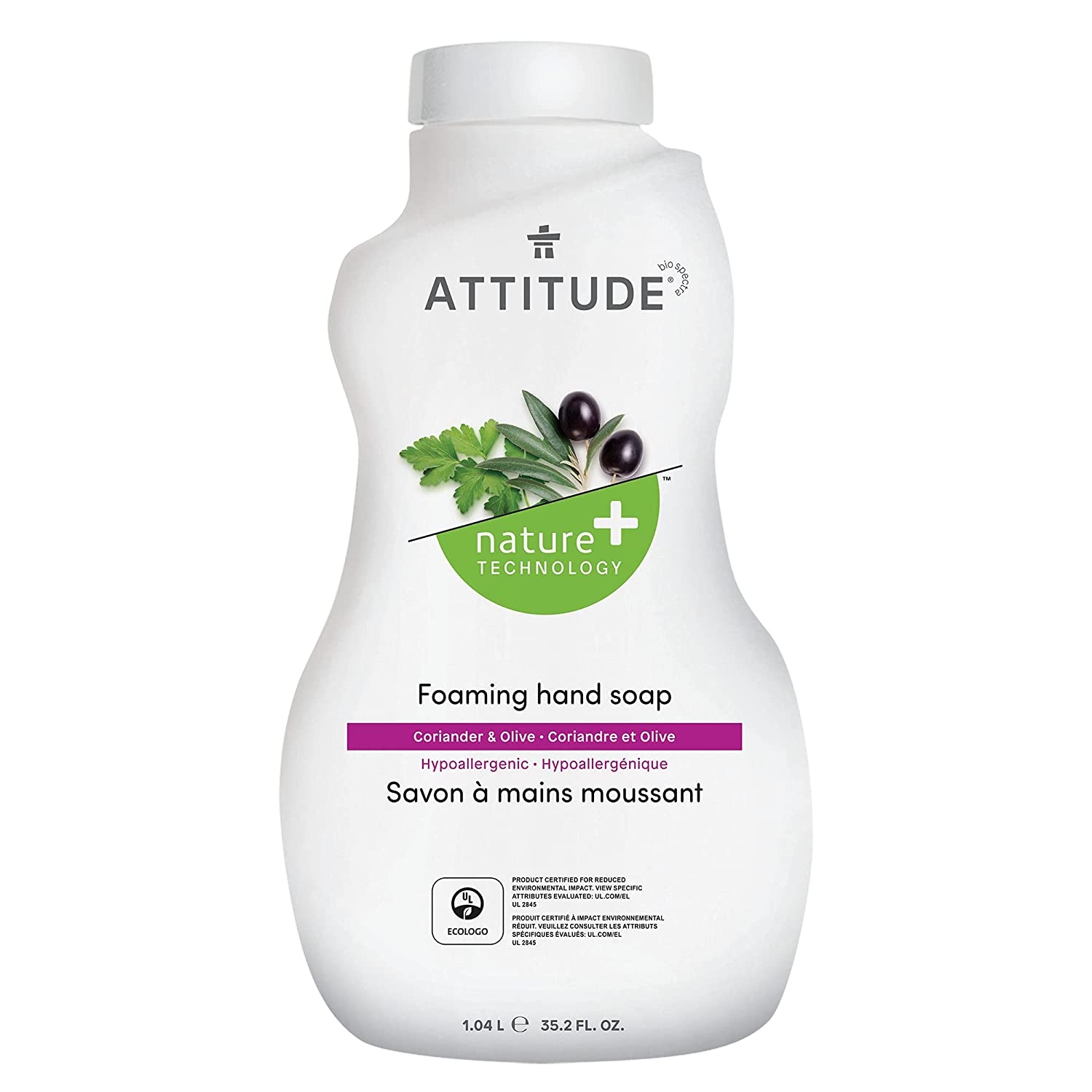 ATTITUDE - Refill Foaming Hand Soap - Coriander & Olive - 35.2 fl. oz