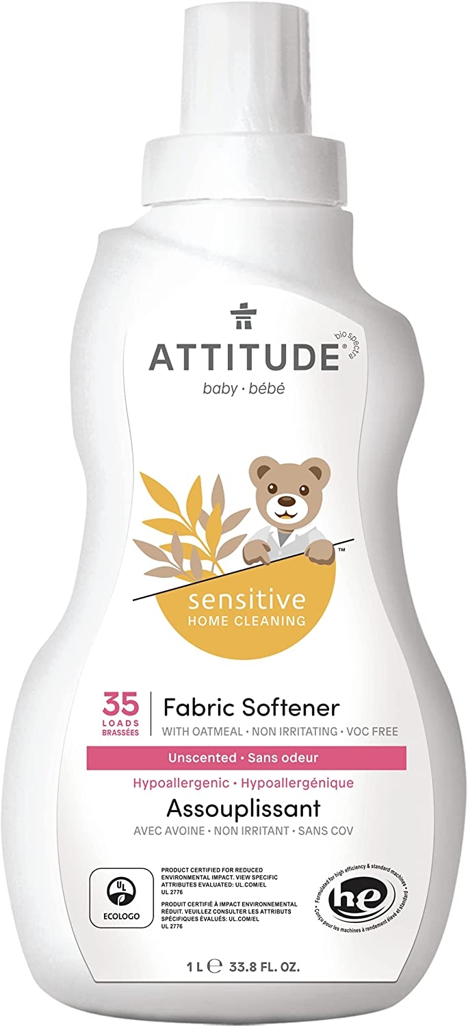 ATTITUDE - Sensitive Skin Care Natural Fabric Softener (Baby) - 33.8