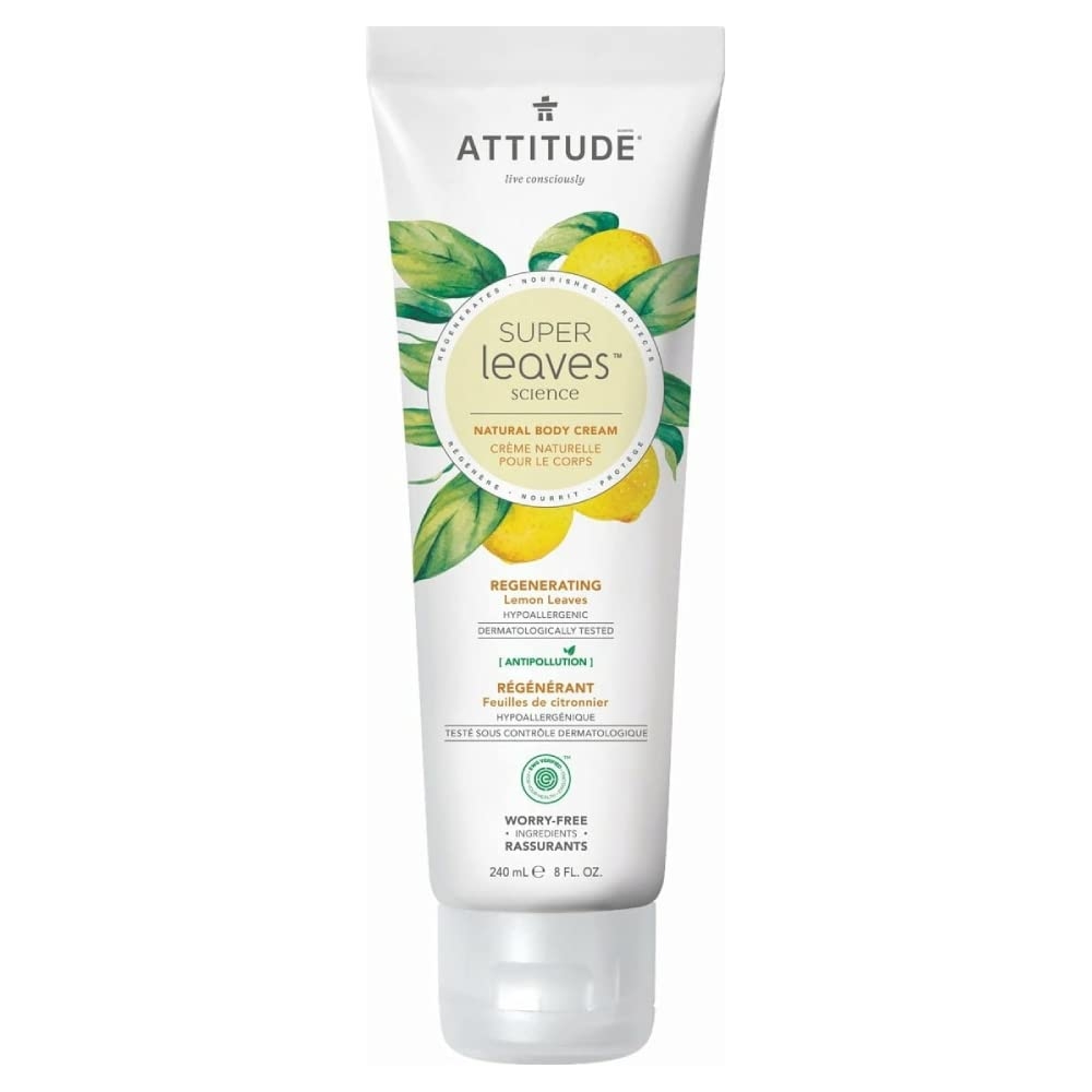 ATTITUDE - Super Leaves Body Cream Regenerating - Lemon Leaves - 8