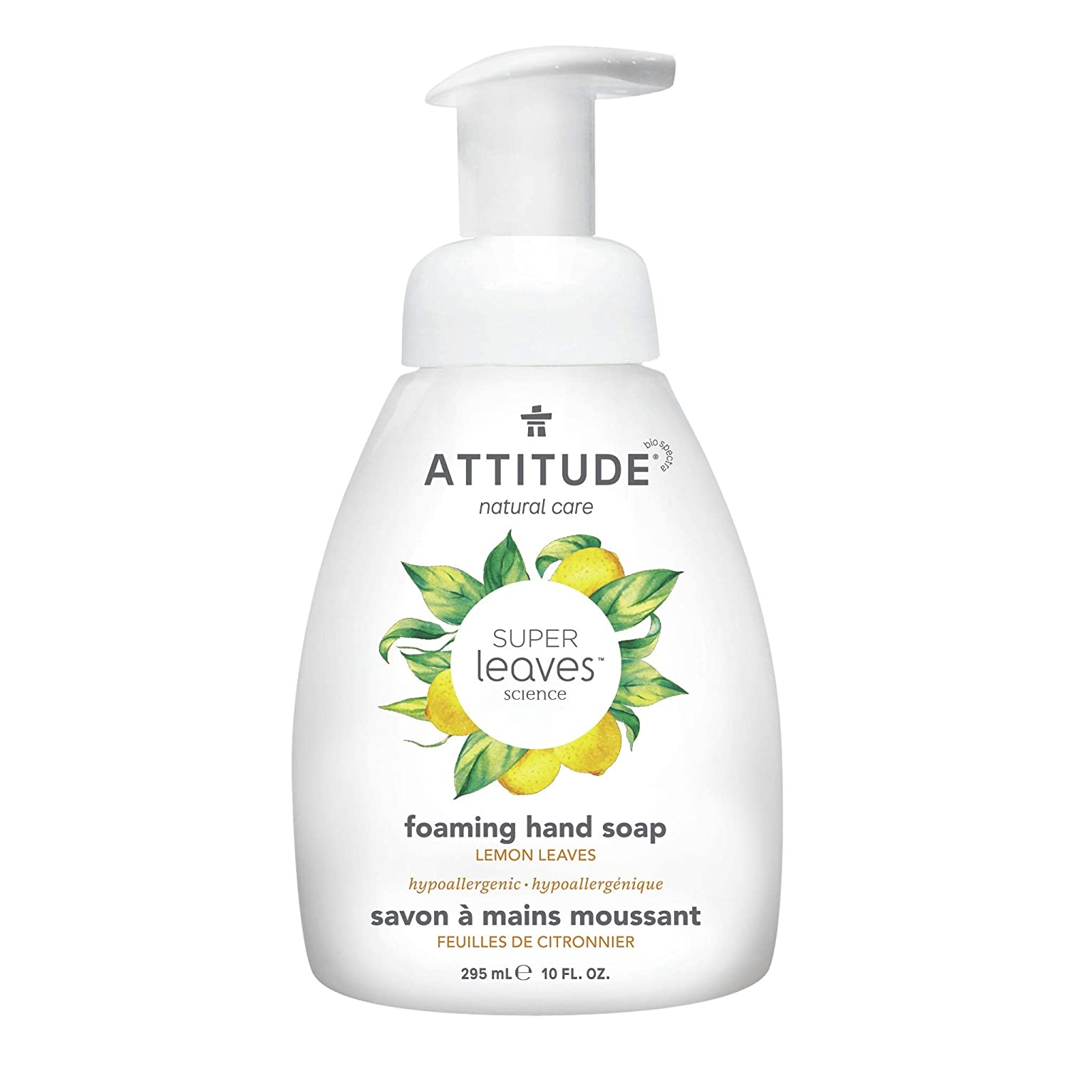 ATTITUDE - Super Leaves Foaming Hand Soap - Lemon Leaves - 10 fl. oz