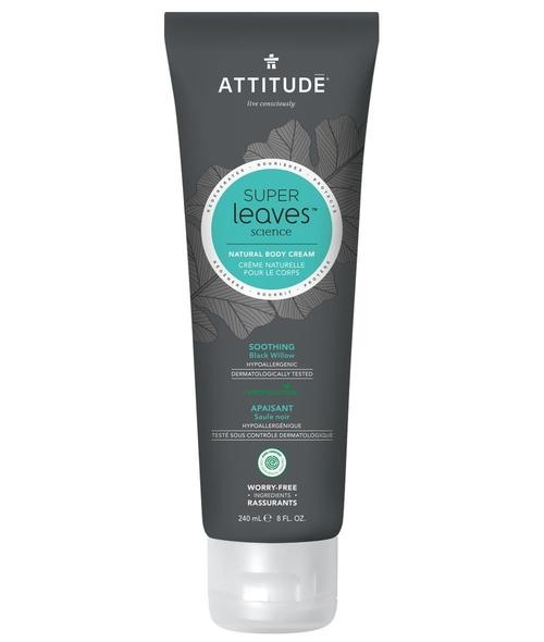 ATTITUDE - Super Leaves Men Natural Body Cream Soothing - Black