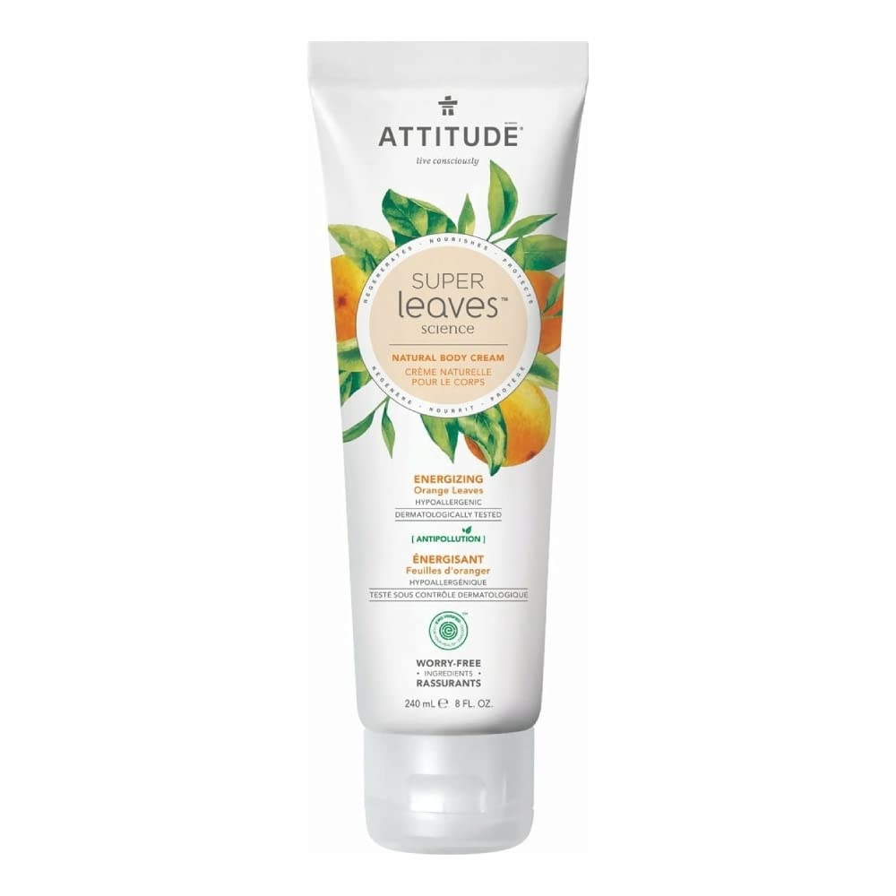 ATTITUDE - Super Leaves Natural Body Cream Energizing - Orange Leaves